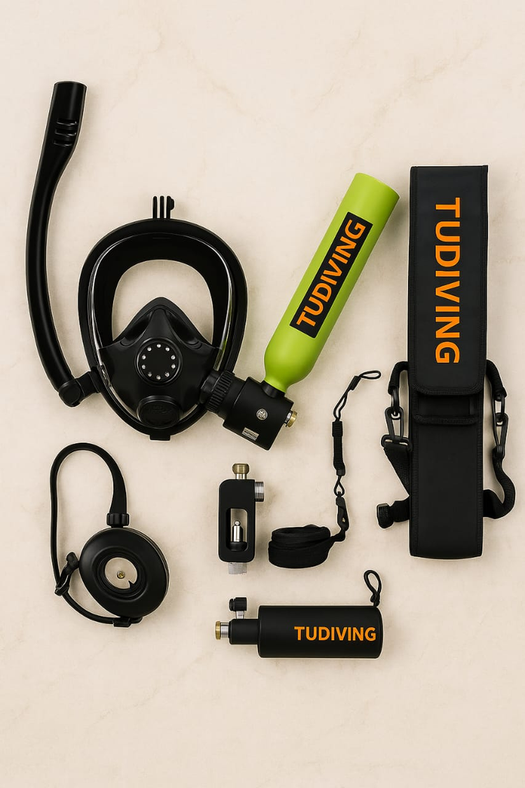 Diving and airgun accessories including fill stations, hoses, and quick-connect adapters