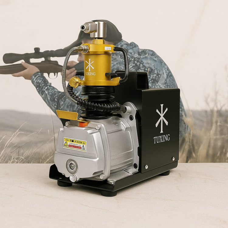 High-quality TUXING air compressors with genuine replacement parts for smooth operation