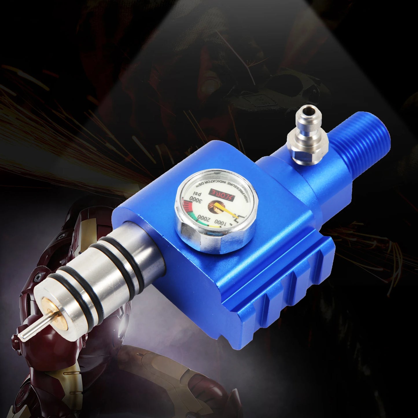 High pressure 3000PSI aluminum Z valve regulator for CO2 tanks
