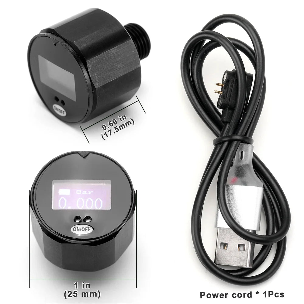 25mm digital pressure gauge