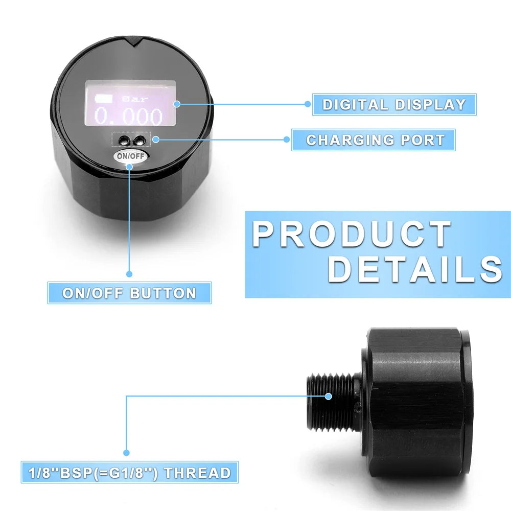 25mm digital pressure gauge