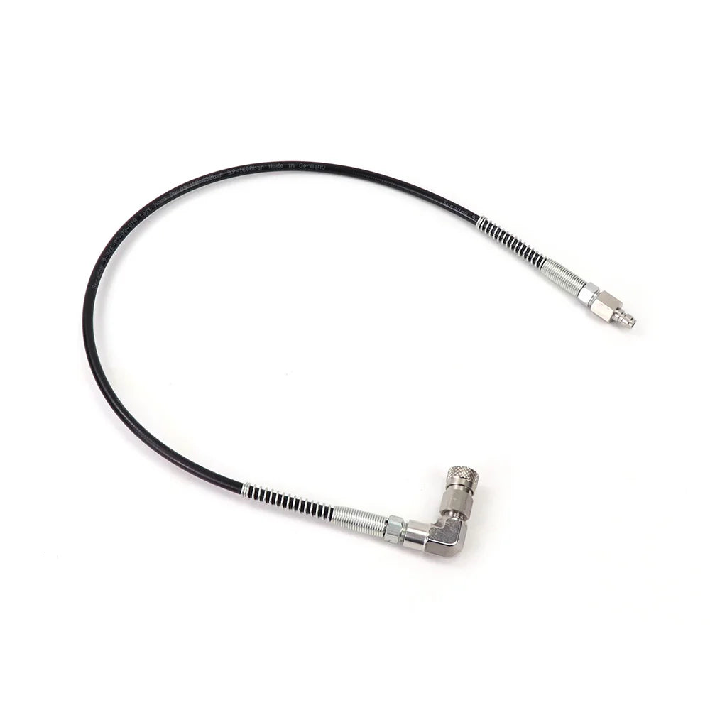 PCP Fill Hose 90° Adapter – 4500PSI Stainless 8MM