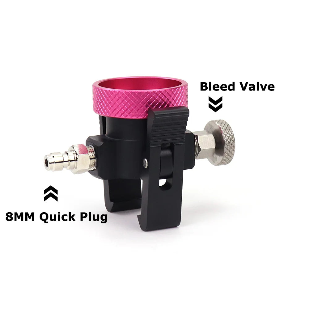 Only refill adapter with pink valve for Soda CO2 cylinder