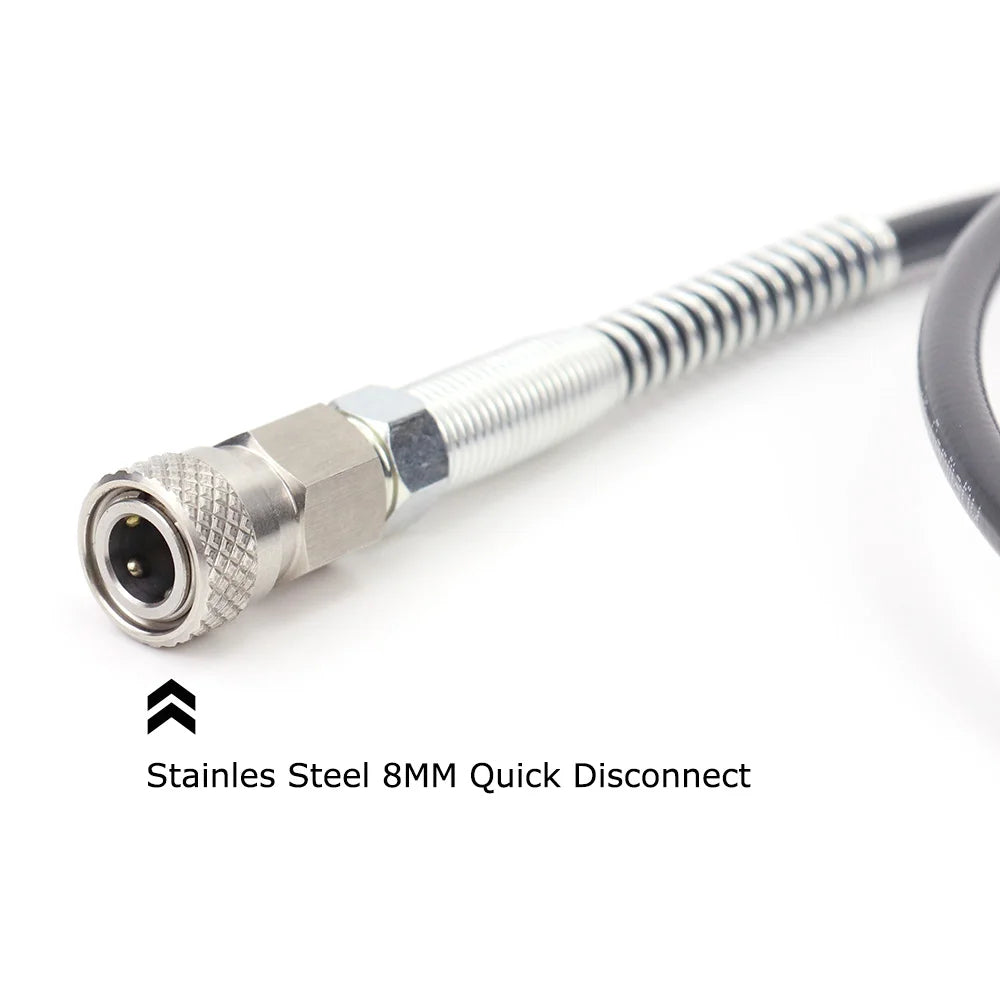 PCP Paintball Fill Hose – 4500PSI 8MM Quick Disconnect