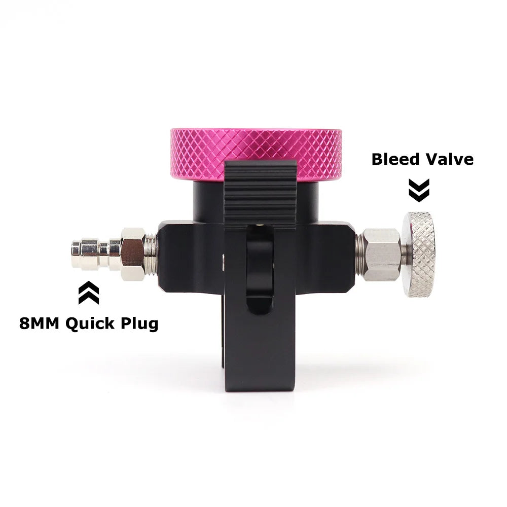 Soda CO2 Quick Connect Adapter with Bleed Valve – 8MM Quick Plug