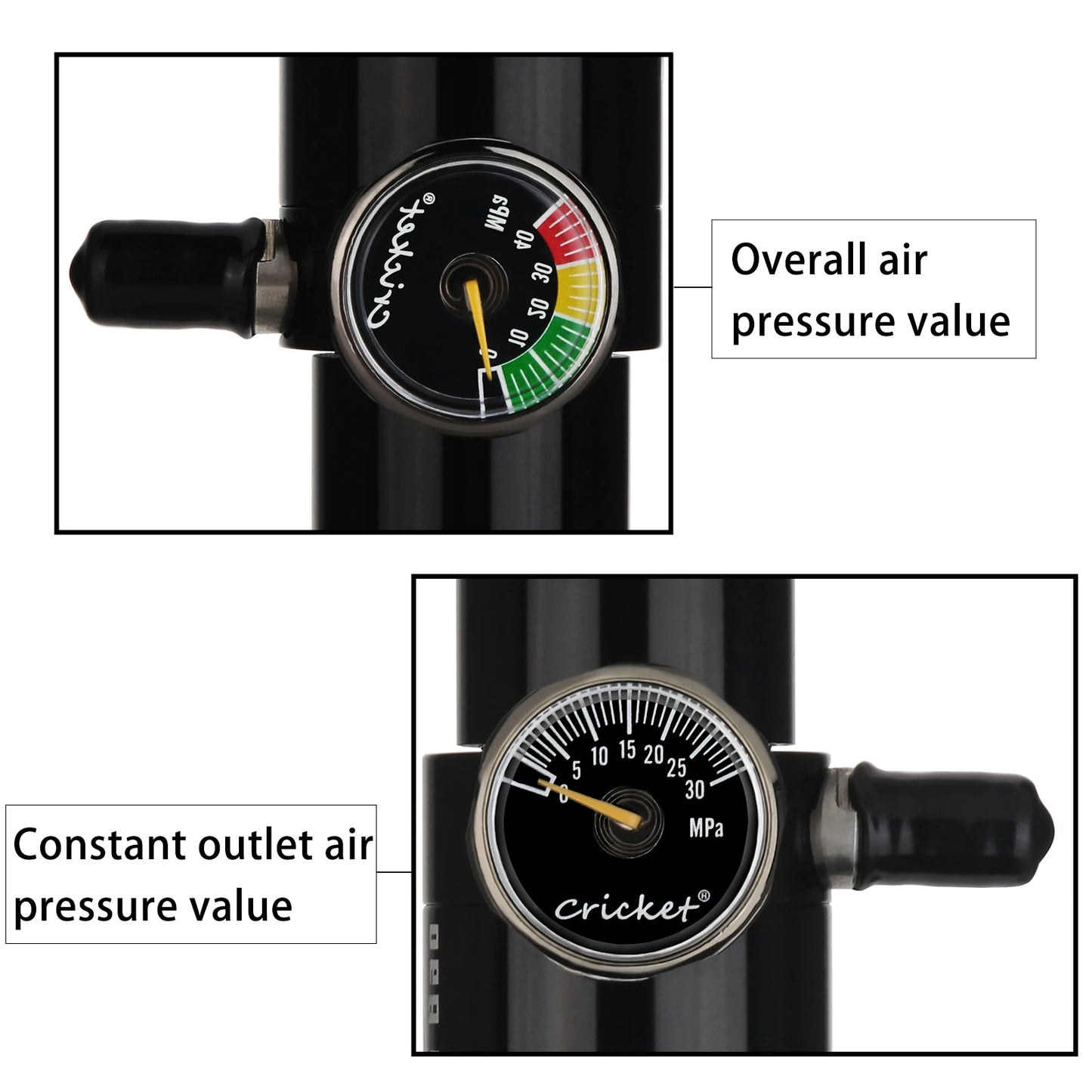 Dual Gauge Diving Valve Regulator – 3000 PSI G1/2-14 M18x1.5