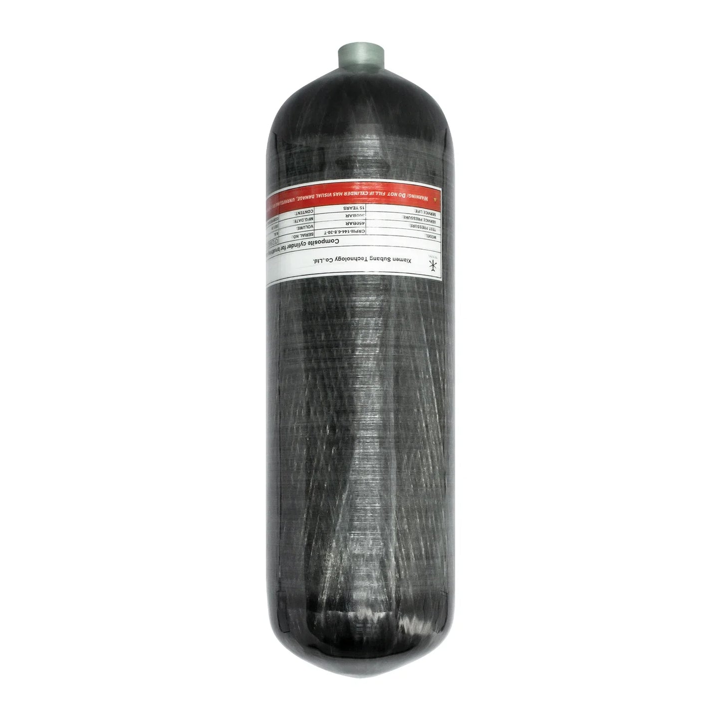 TUXING 6.8L Carbon Fiber Tank with 6000PSI Dual Gauge Regulator Valve