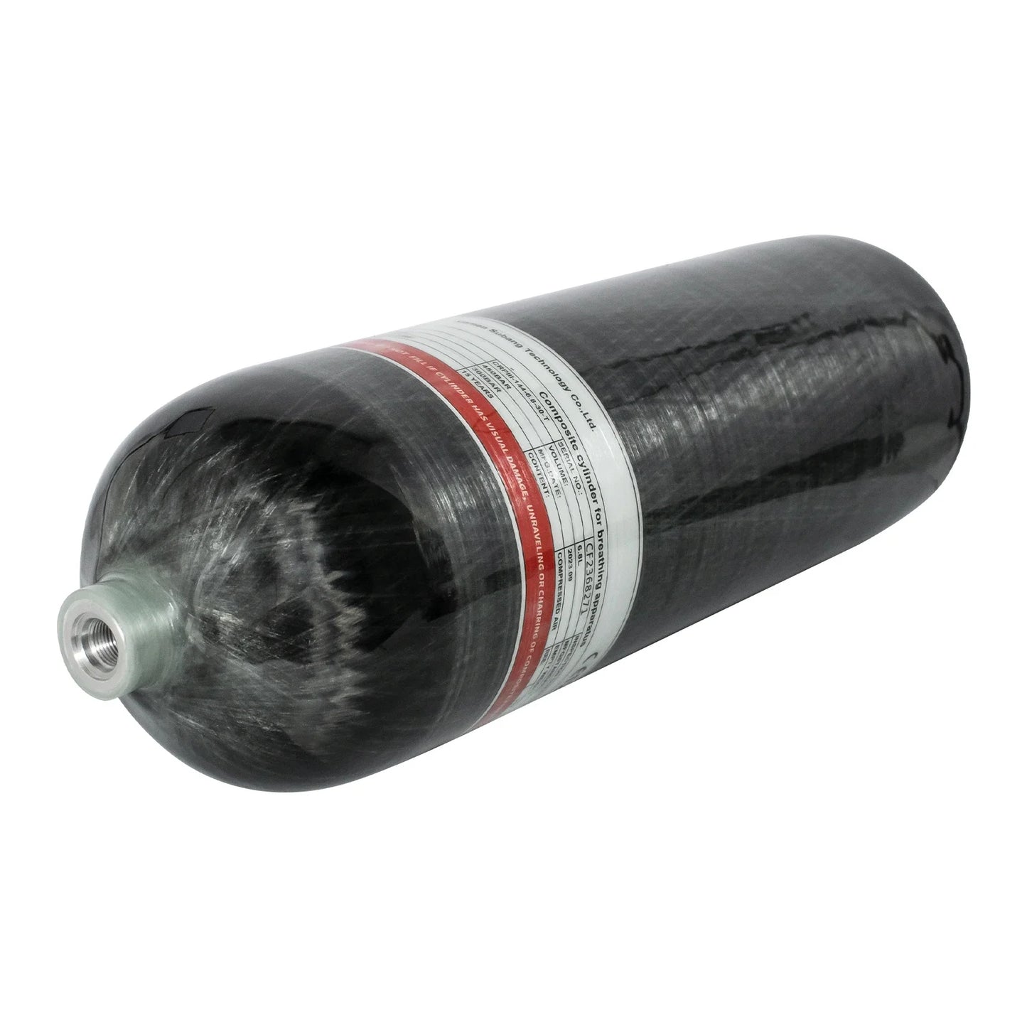 TUXING 6.8L Carbon Fiber Tank with 6000PSI Dual Gauge Regulator Valve