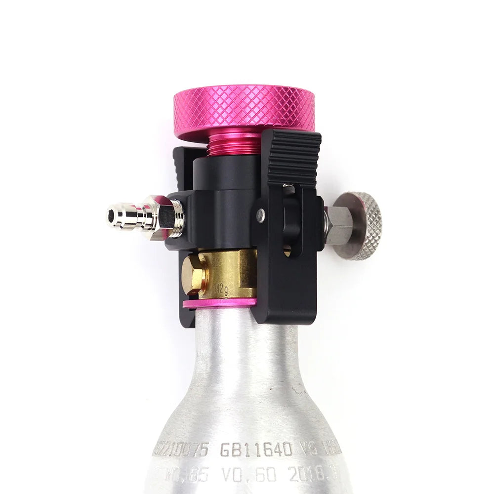 CO2 Adapter with W21.8 / G3/4 / CGA320Thread and Gauge
