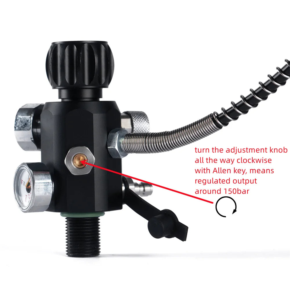 M18*1.5 300Bar charging valve kit for PCP tanks