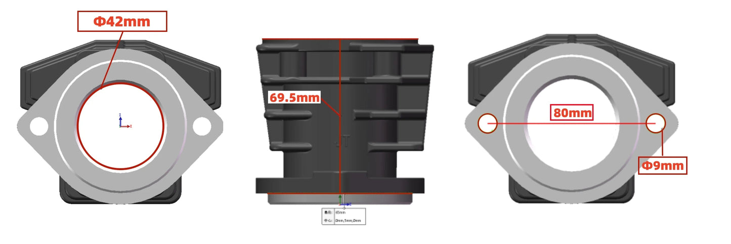 “Yong Heng stage 1 compression cylinder with mounting ports – cast iron body for 4500PSI air compressor”