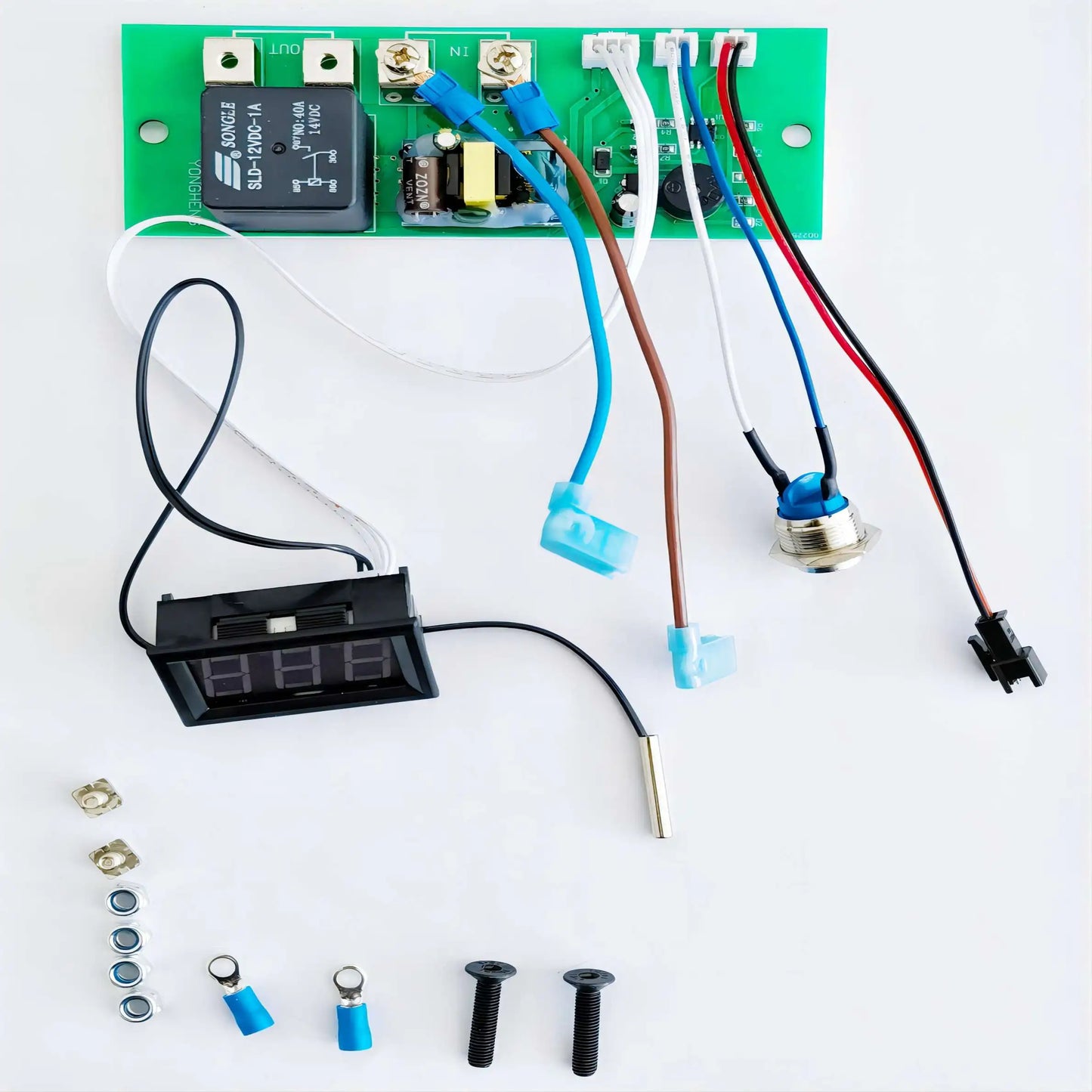 “Yong Heng air pump electrical relay board – AC 110V/220V controller with display and sensor”
