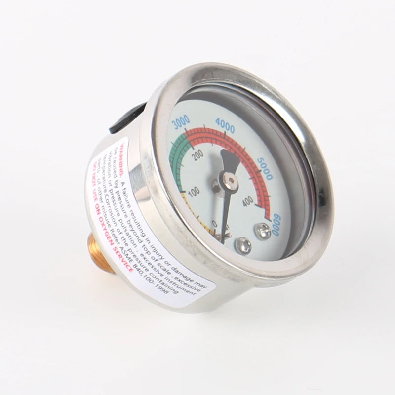 “Yong Heng 6000PSI air pressure gauge with M10x1 thread – dial meter for PCP compressor”