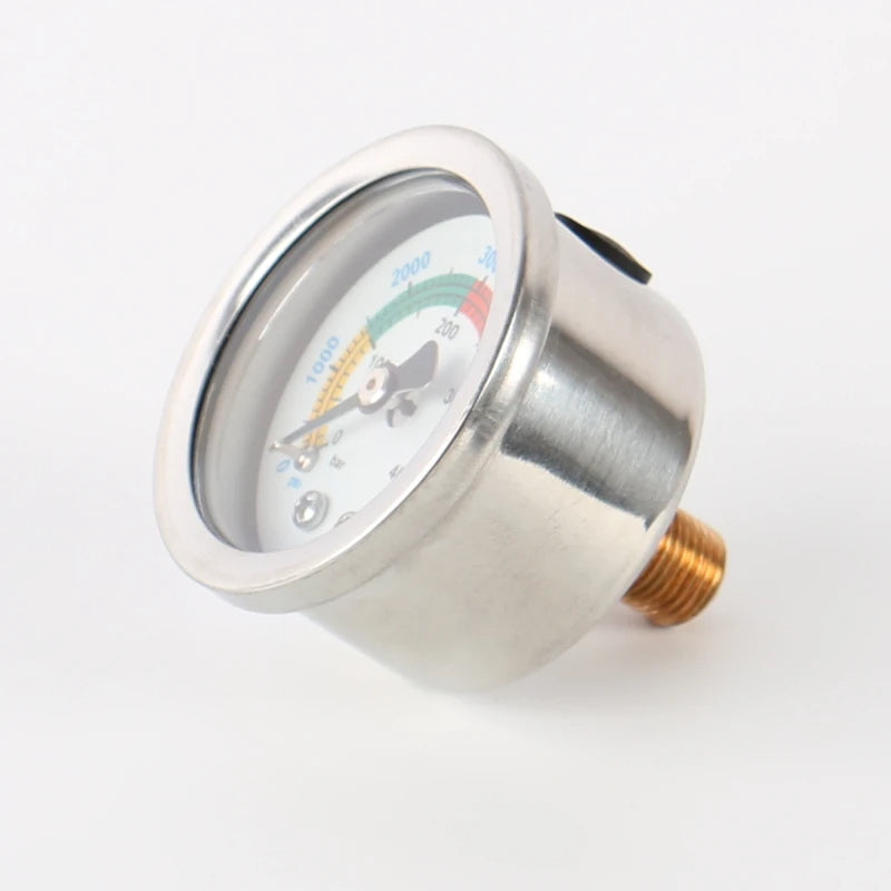 “Yong Heng 6000PSI air pressure gauge with M10x1 thread – dial meter for PCP compressor”