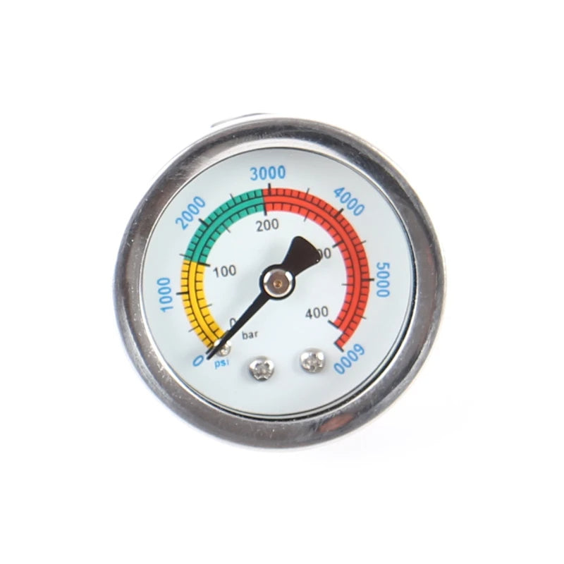 “Yong Heng 6000PSI air pressure gauge with M10x1 thread – dial meter for PCP compressor”