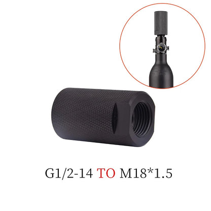 Thread Adapter G1/2 to M18.1.5 Aluminum Black	