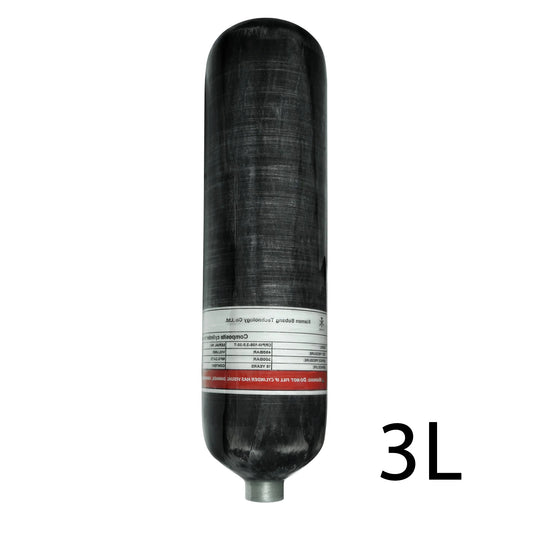 TUXING 3L Carbon Fiber Air Tank – 300BAR / 4500PSI – M18*1.5 Thread

