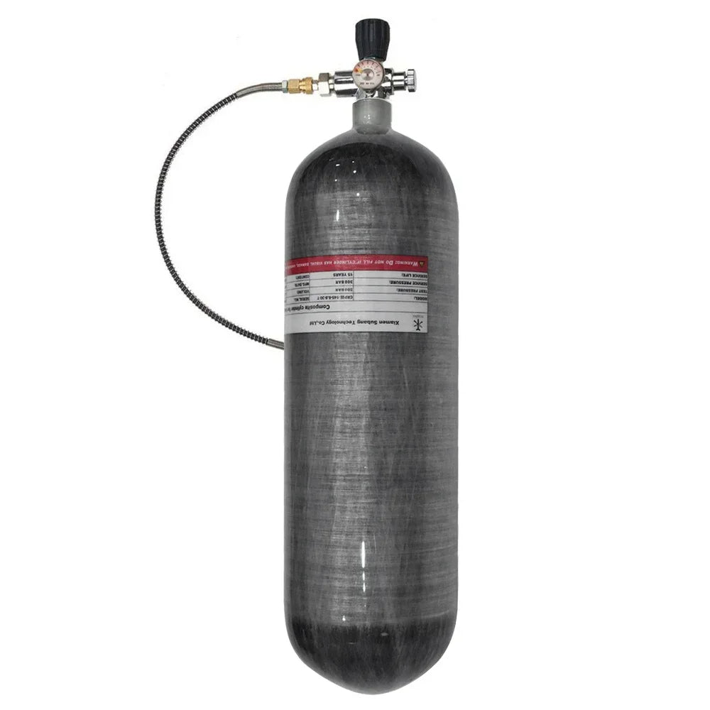 TUXING 6.8L Carbon Fiber Cylinder with Integrated Fill Station Valve

