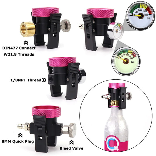 Soda CO2 Quick Connect Adapter Bleed Valve Quick Plug
