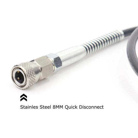PCP Paintball Fill Hose – 4500PSI 8MM Quick Disconnect
