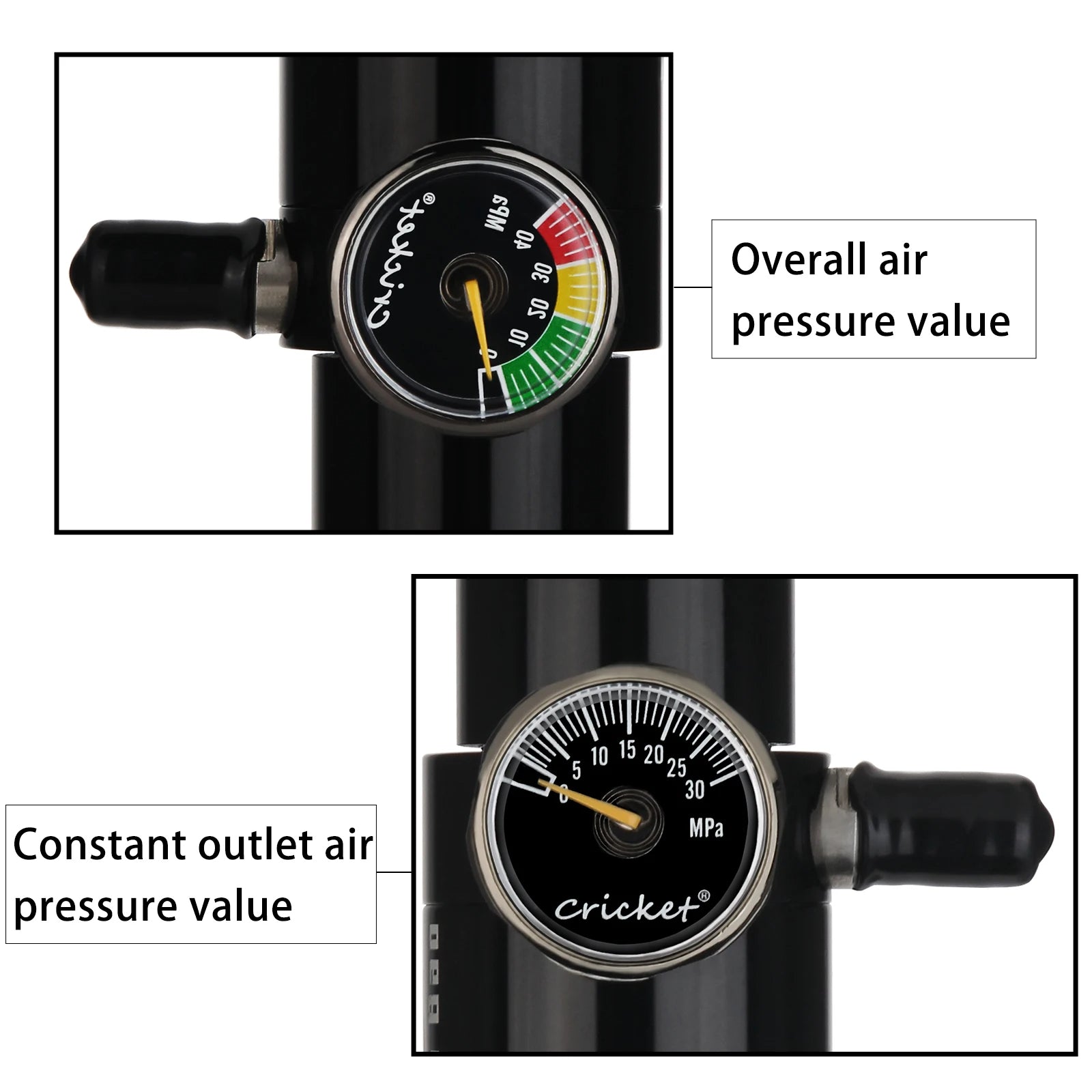 Dual Gauge Diving Valve Regulator – 3000 PSI G1/2-14 M18x1.5

