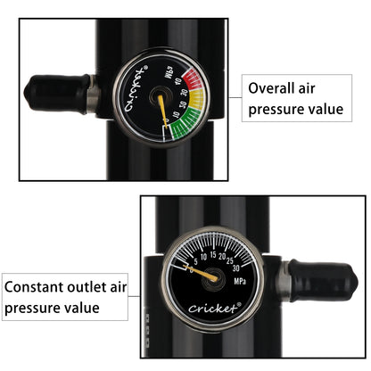 Dual Gauge Diving Valve Regulator – 3000 PSI G1/2-14 M18x1.5

