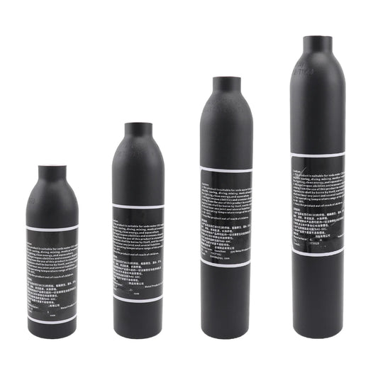 Aluminum CO2 Cylinders 0.25L–0.5L | 300bar 4500Psi | M18x1.5 Thread

