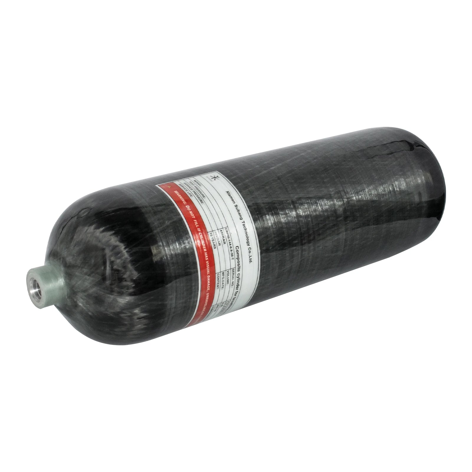 TUXING 6.8L Carbon Fiber Cylinder with Integrated Fill Station Valve

