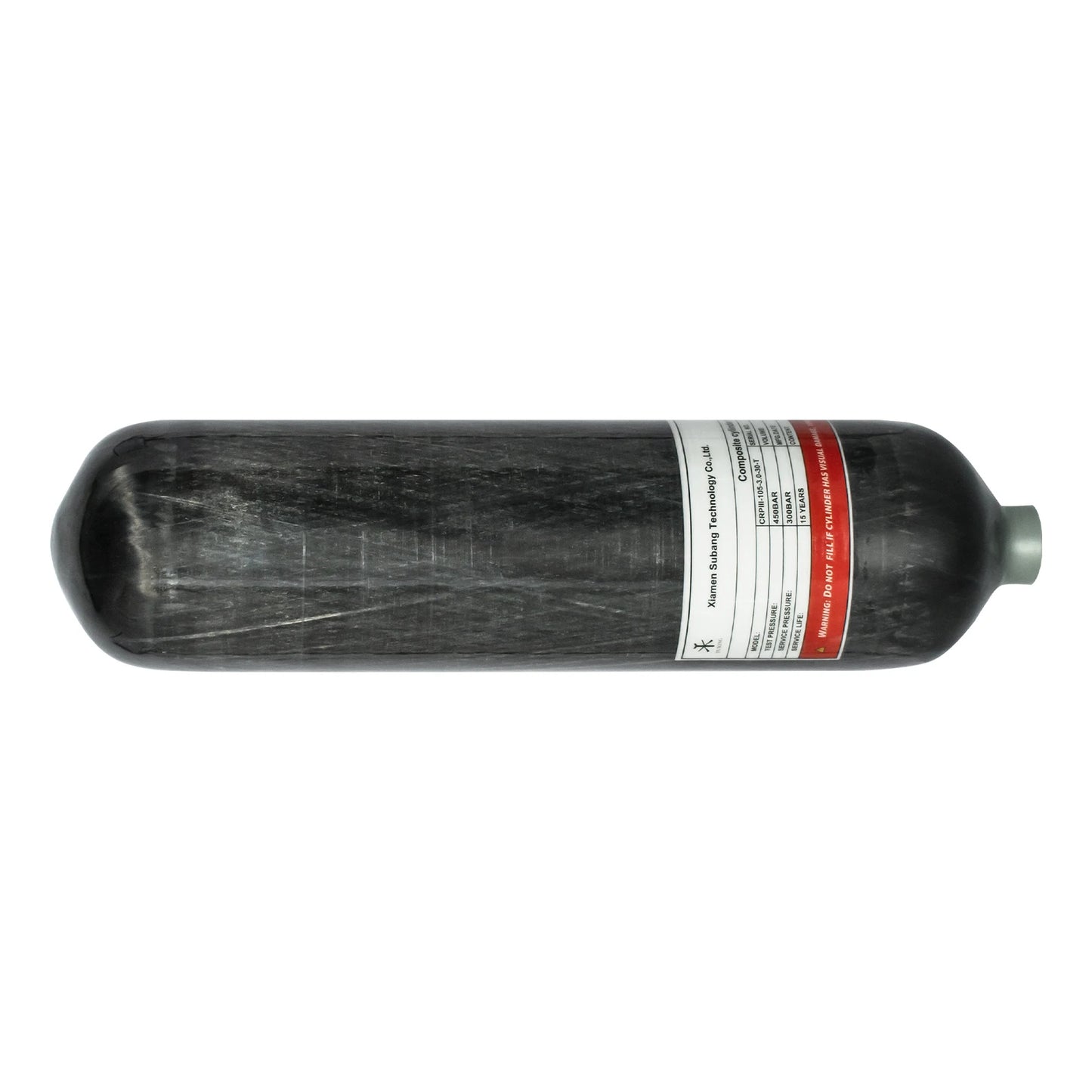 TUXING 3L Carbon Fiber Air Tank – 300BAR / 4500PSI – M18*1.5 Thread

