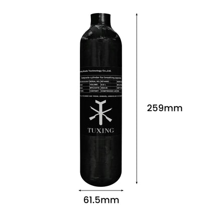 0.42L Carbon Fiber Cylinder – 300BAR