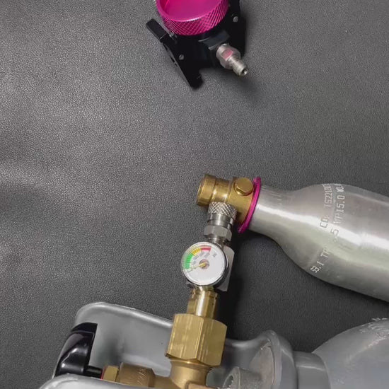 Pink CO2 Refill Adapter Only for SodaStream Terra DUO Quick Connect

